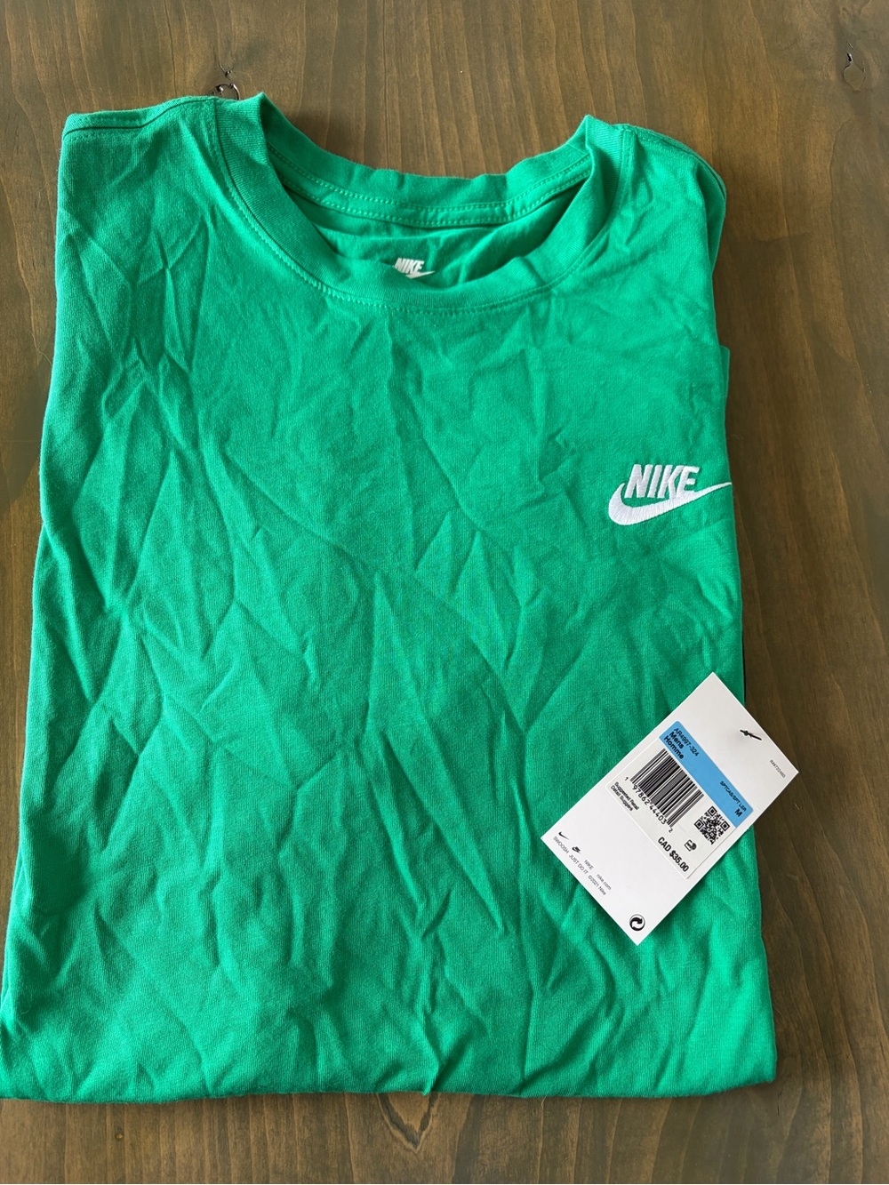 Nike Men's Teal Crewneck T-Shirt